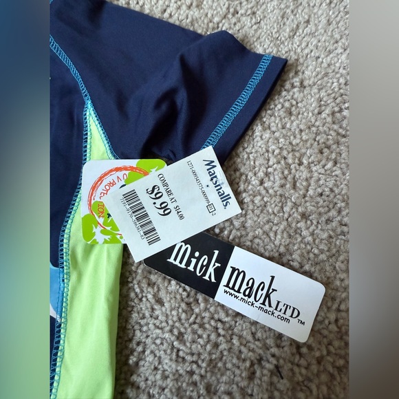 NWT Mick Mack Boys 4T Bathing Suit Two Piece - Picture 4 of 7